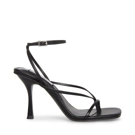 Black Steve Madden Annie Women's Heels Sandals | PH 3065ZPA